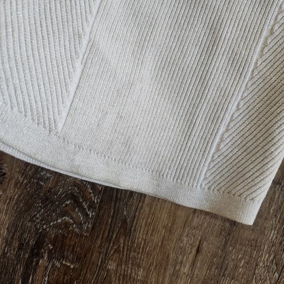 Retrofete Silver Metallic Dress Cut Out Open Back Sleeveless Size XS - Picture 10 of 10